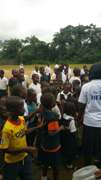 Reaching out to students in Bassa